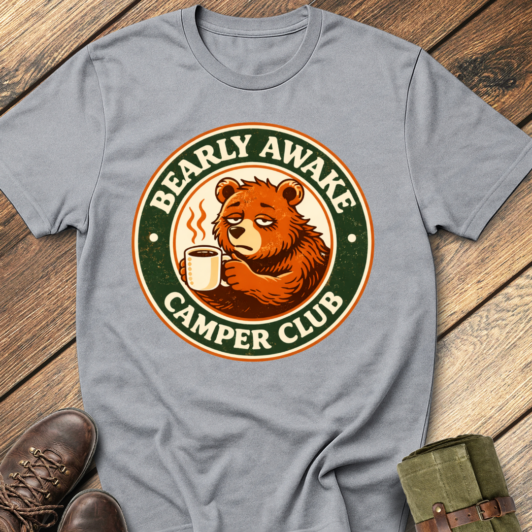 Bearly Awake Camper Club T-Shirt