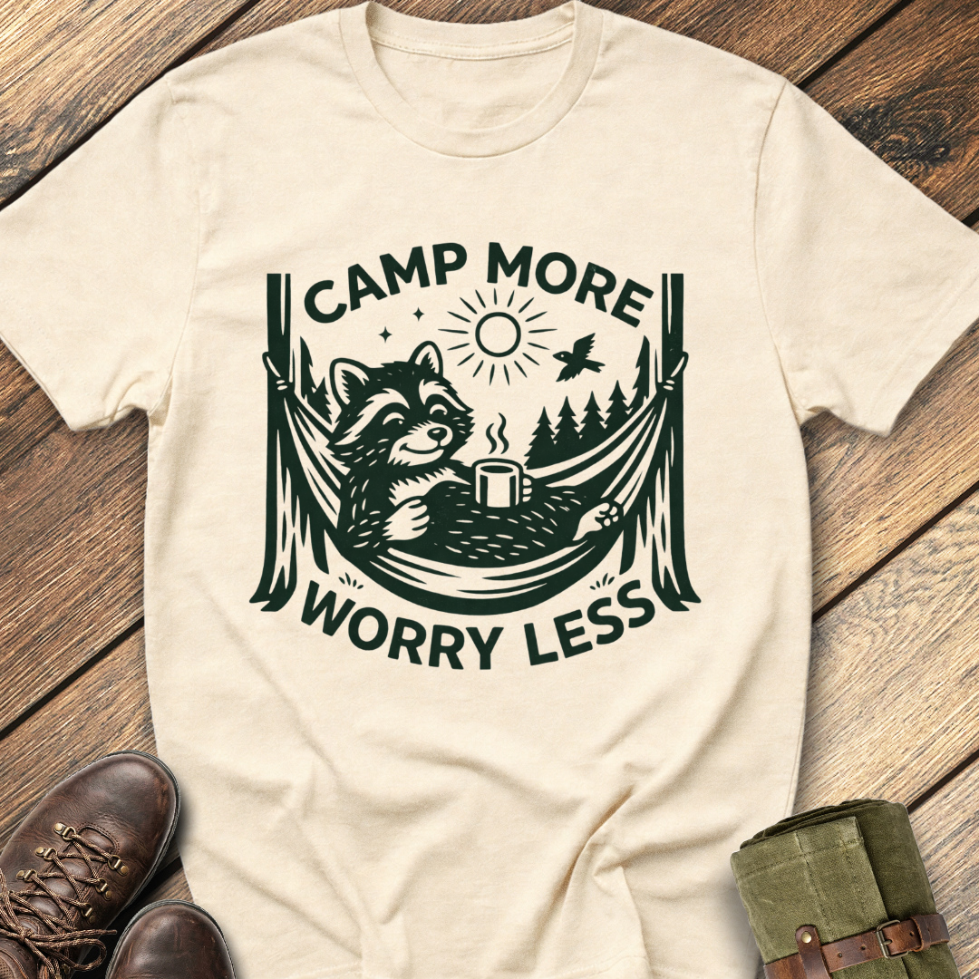 Camp More Worry Less T-Shirt