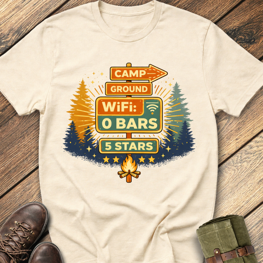 Camp Ground Wifi T-Shirt