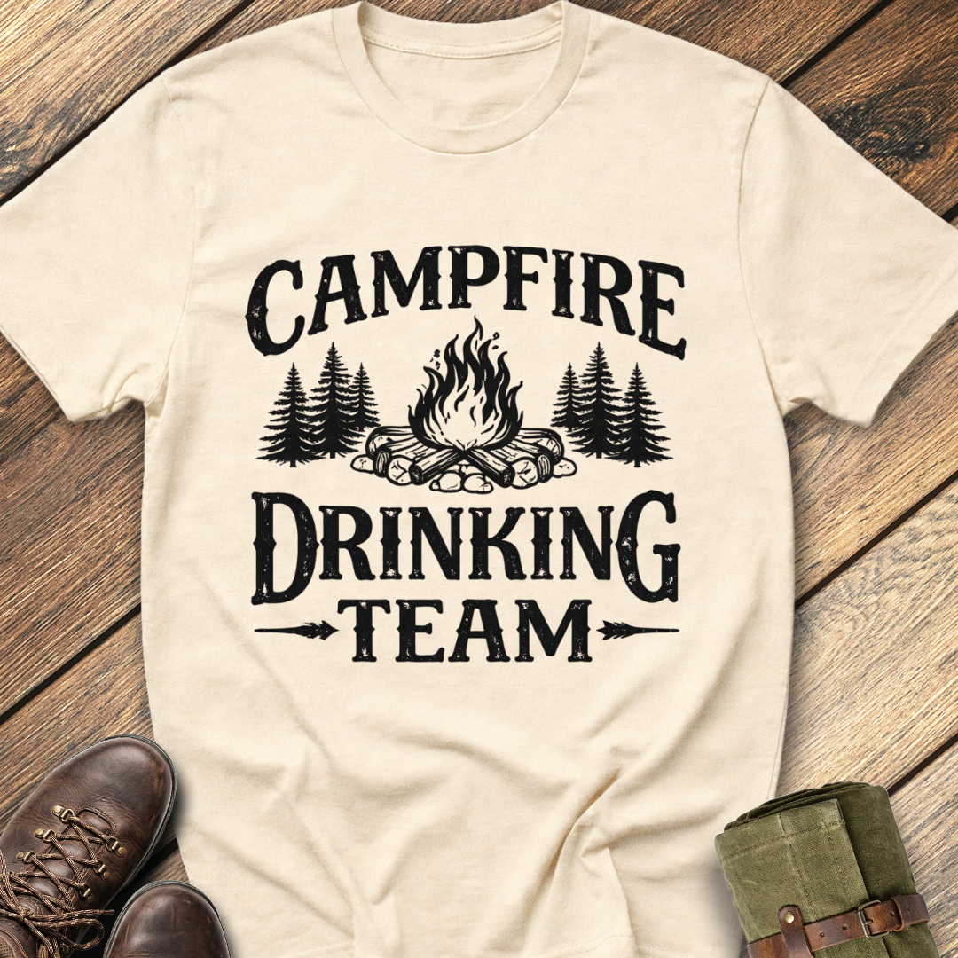 Campfire Drinking Team T-Shirt